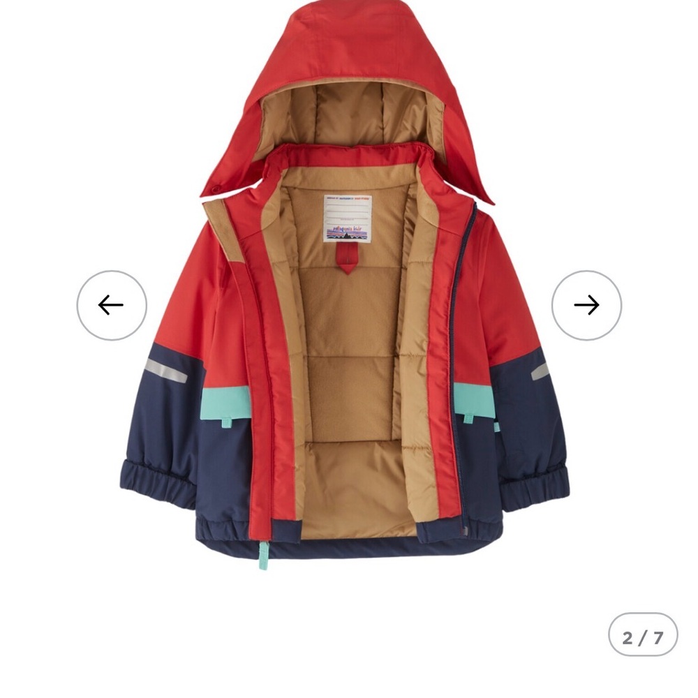 Patagonia Snow Pile Jacket size 2T